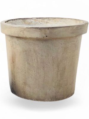 Concrete Planter Pot Large Weathered Finish - H330mm x W390mm -13kg