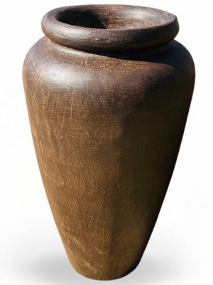 Ansie Vase Mecca Brown Finish - H980mm x W600mm - 45kg