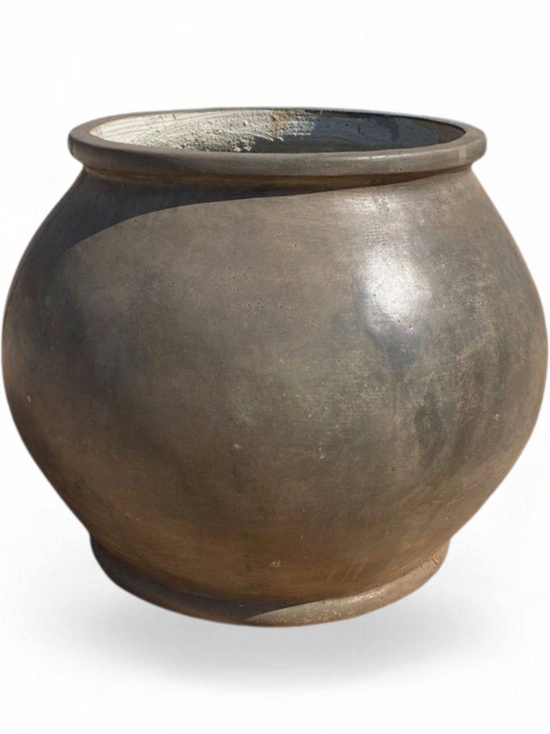 Africana Jeanne Pot Large Weathered Grey Finish - H600mm x W450mm - 35kg
