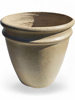 2 Ring Pot Extra Large Cement Seal Finish - H600mm x W590mm - 33kg