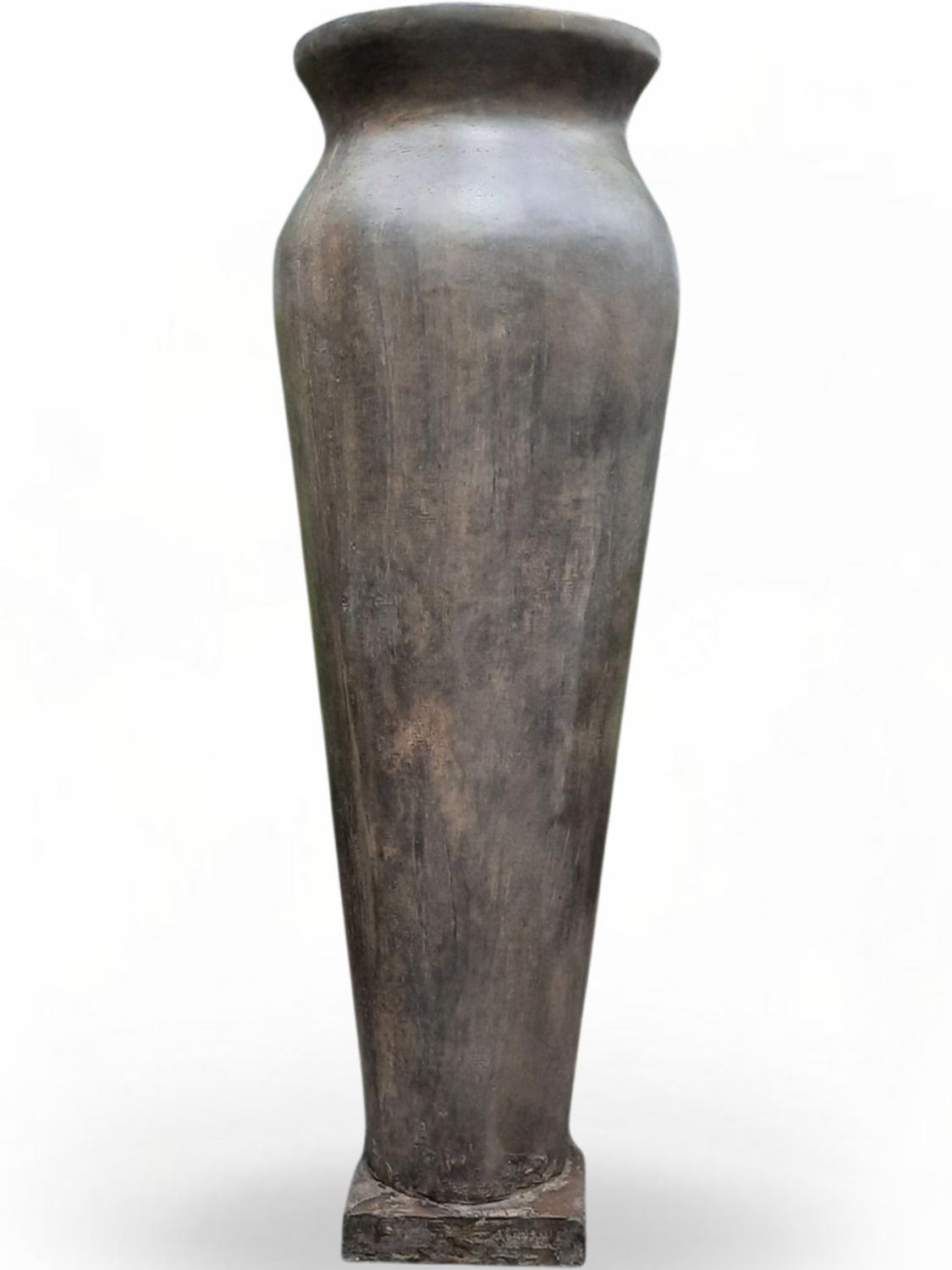 Nadia Vase Extra Large Weathered Grey Finish - Cement Base - H1900mm x W400mm - 70kg