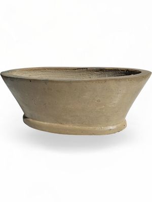 Oval Flower Box Cement Seal Finish - H220mm x W300mm x L585mm