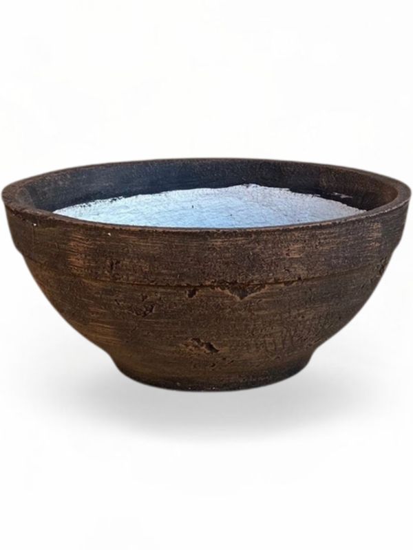 Top Ring Bowl Mecca Brown Finish - H140mm x W300mm - 3kg