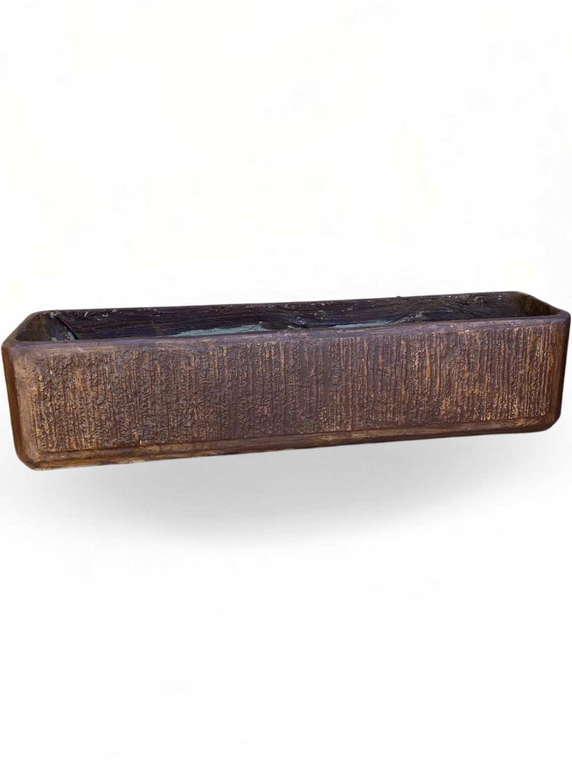 Flower Box Large Brown Clay Finish - L900mm x W200mm x H220 - 22kg
