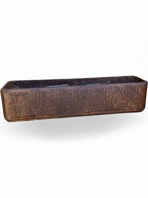 Flower Box Large Brown Clay Finish - L900mm x W200mm x H220 - 22kg