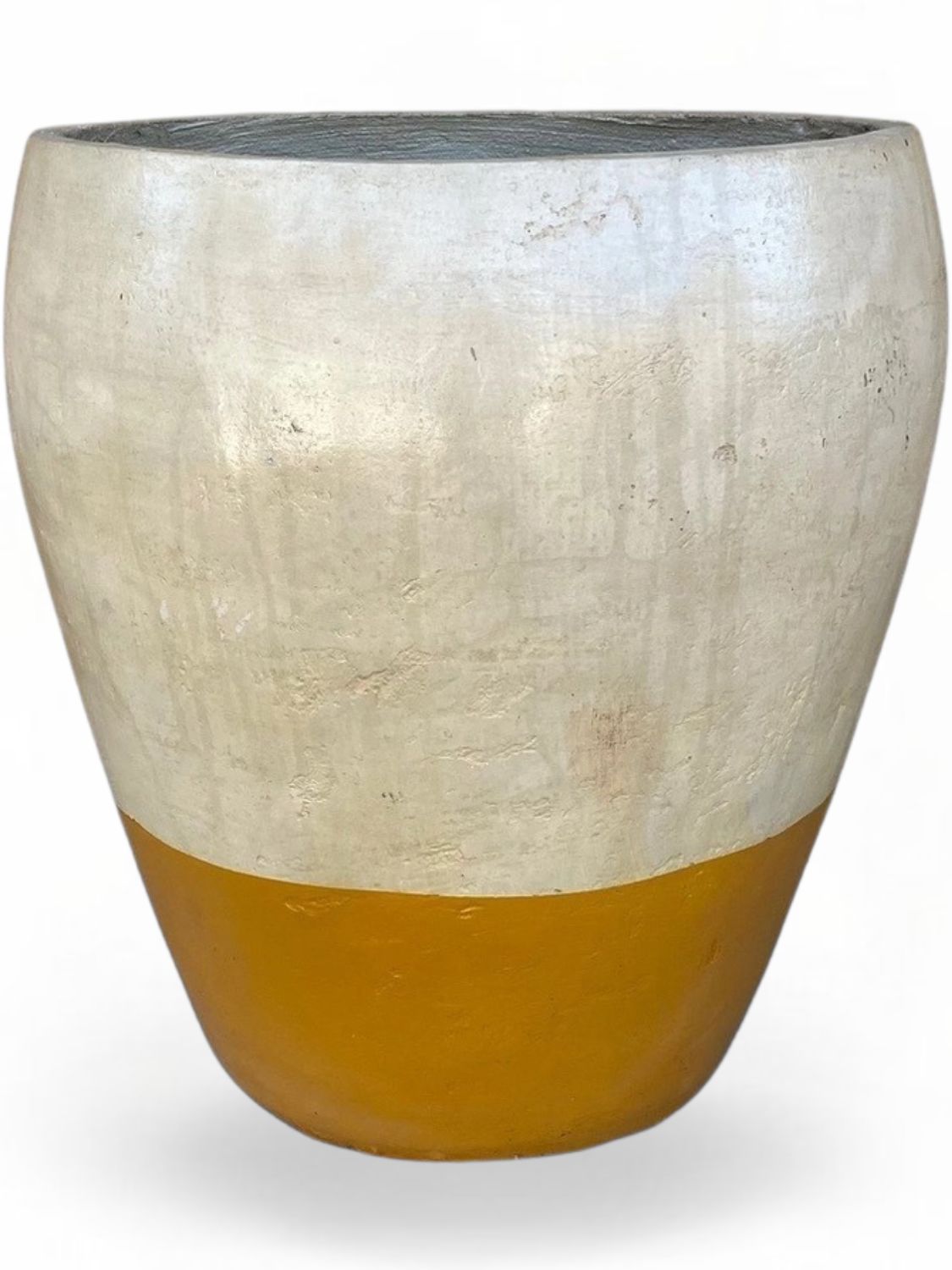 Elegant Large Yellow Stripe Finish - H480mm x 450mm - 18kg