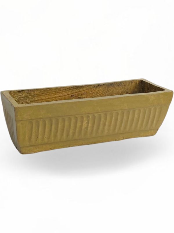 Window Pot Large Antique Amber Finish - L650mm x W150mm - 13kg