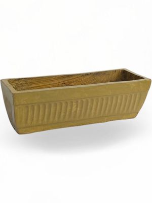Window Pot Large Antique Amber Finish - L650mm x W150mm - 13kg