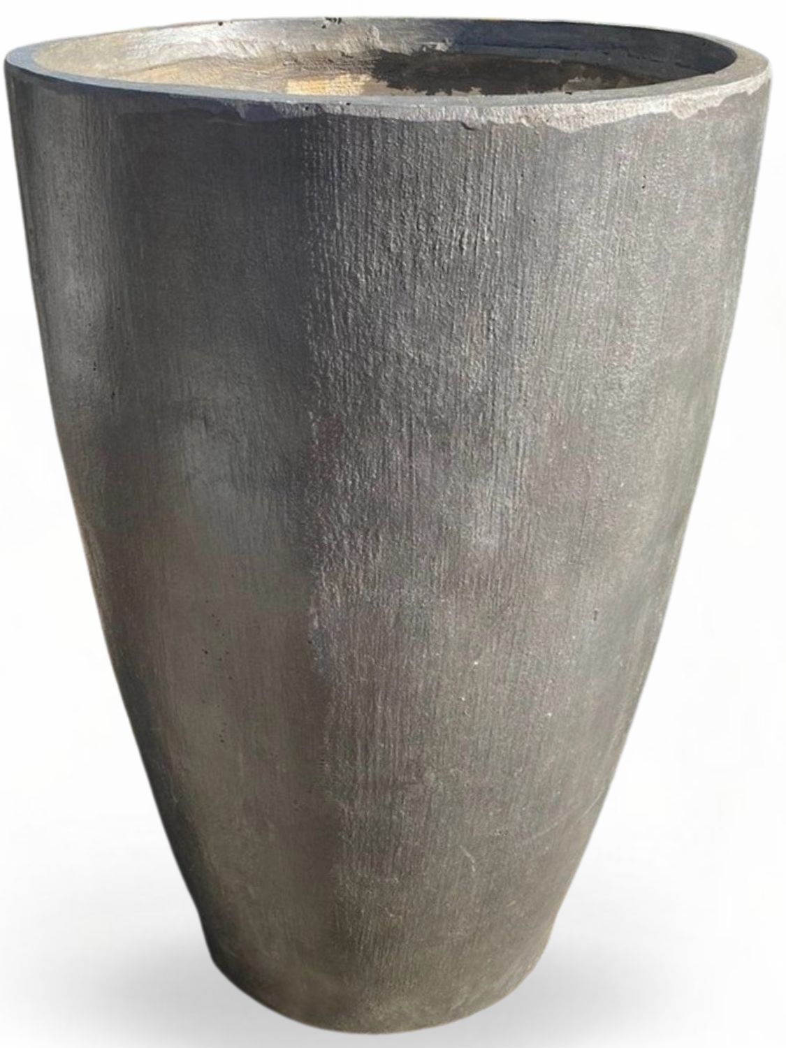 Bergmann&#39;s Pot Extra Large Weathered Grey Finish - H910mm x W630mm - 60kg