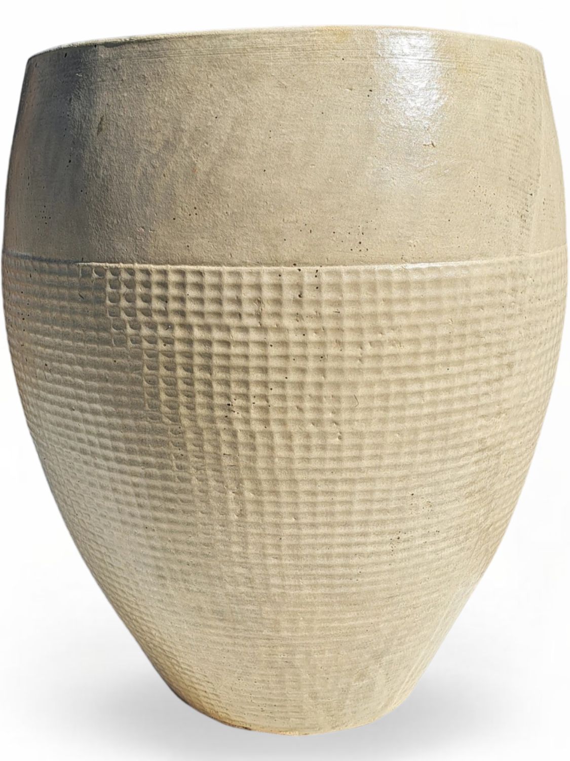 Anja Pot Large Cement Seal Finish - H600mm x W470mm - 21kg