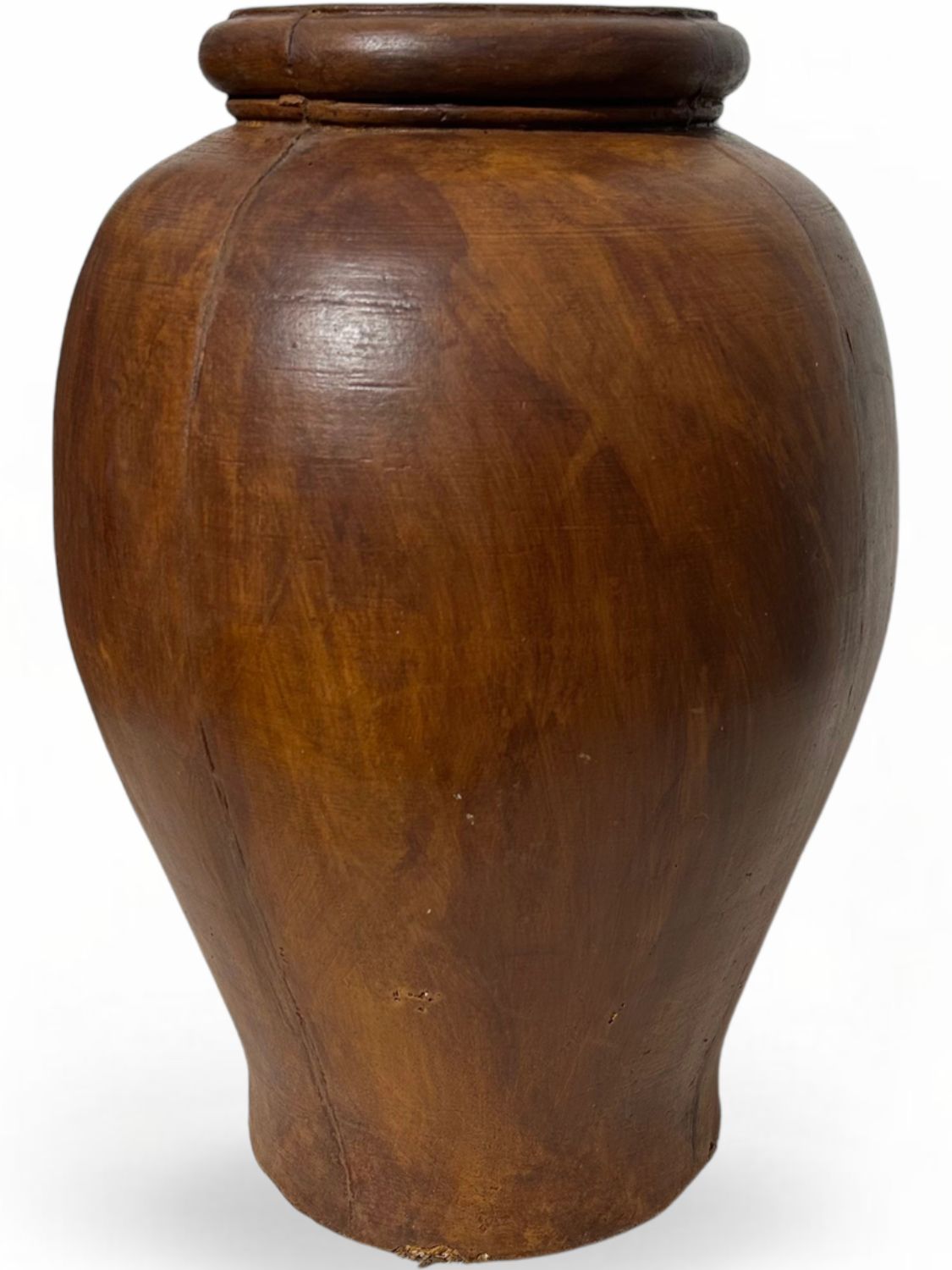 Blaze Urn Brown Clay Finish - H680mm x W460mm - 25kg