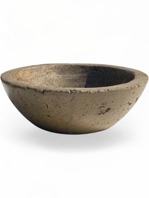 Crassula &amp; Cactus Pot Small Rustic Antique Amber Finish - H90mm x W240mm - 2kg