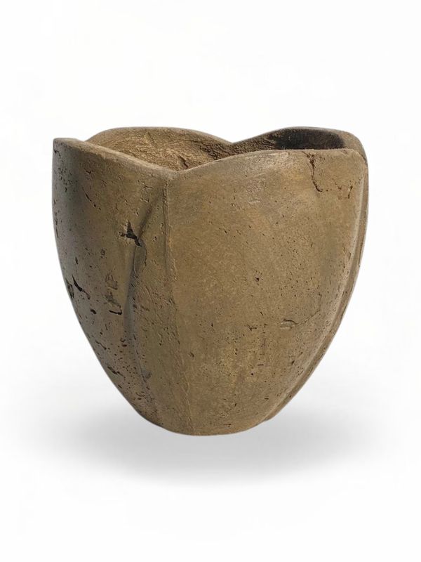 Rose Planter Small Rustic Antique Amber Finish - H260mm - 7kg