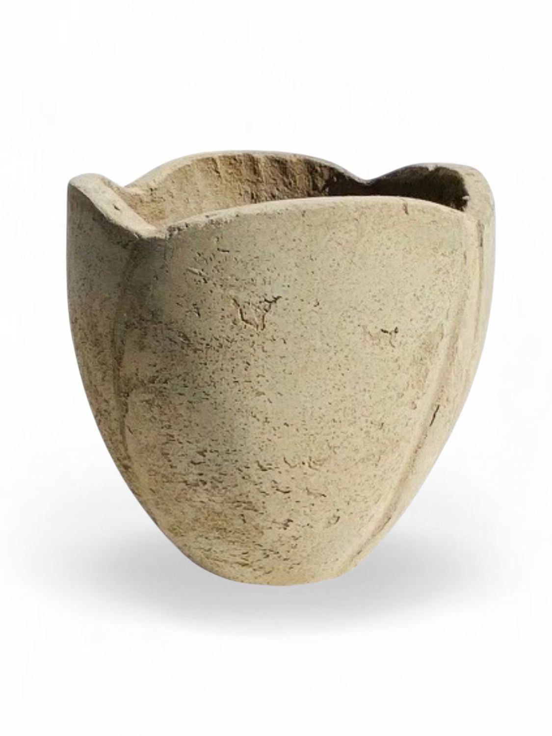 Rose Planter Small Rustic Cement Finish - H260mm - 7kg