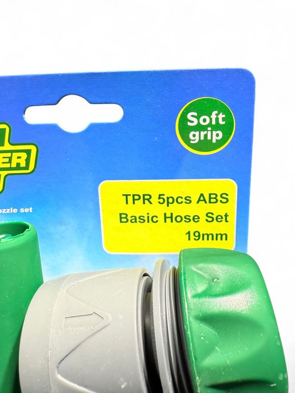 Lasher Hose Fittings - Hose Set 4 Piece for 19mm Hose Pipe