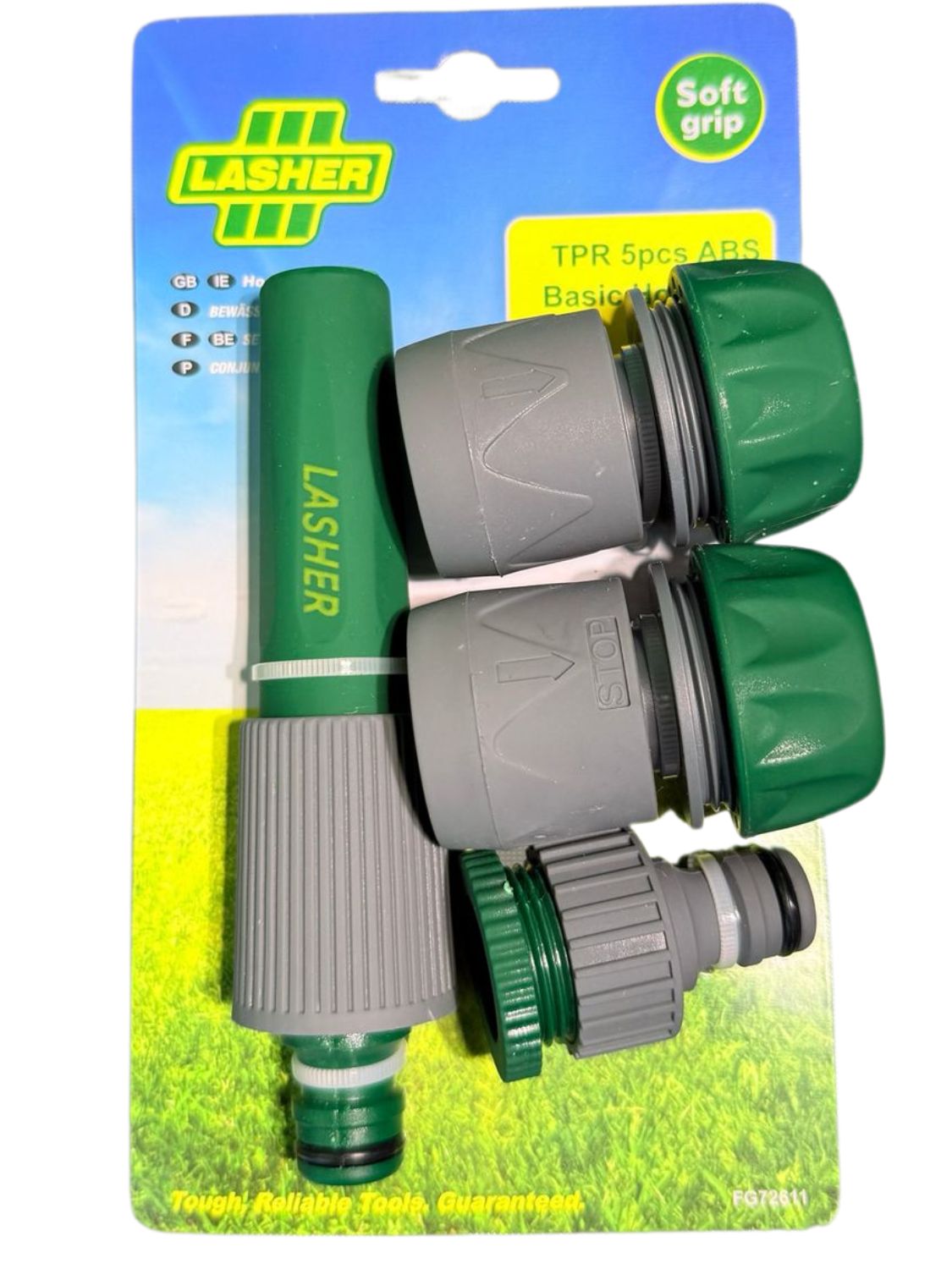 Lasher Hose Fittings - Hose Set 4 Piece for 19mm Hose Pipe