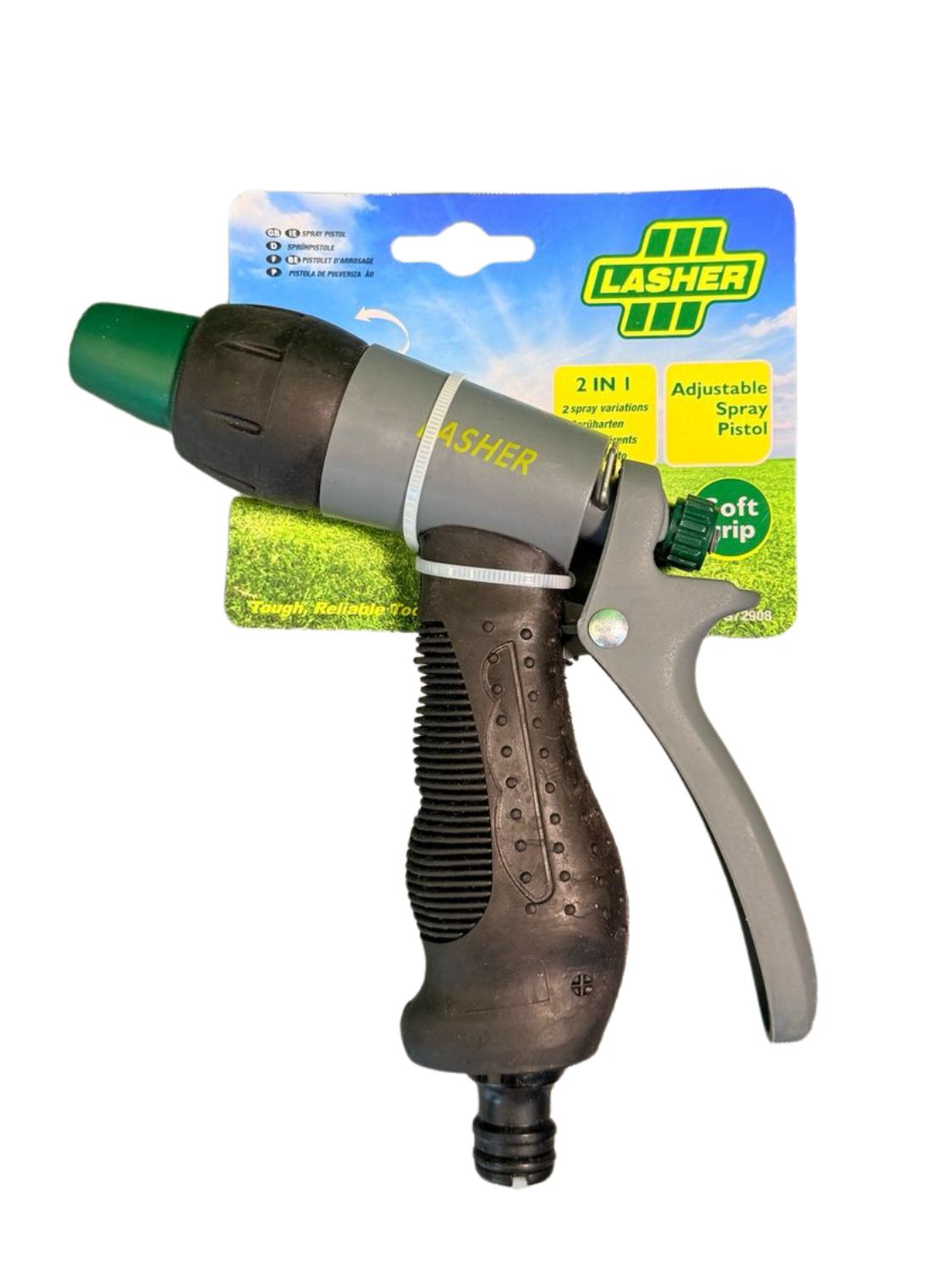 Lasher Hose Fitting - Sprayer Pistol (Adjustable Nozzle)