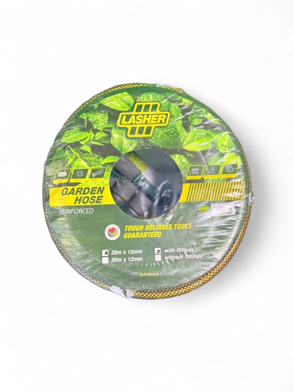 Lasher Hose Pipe - 12mm x 20mm With Fittings