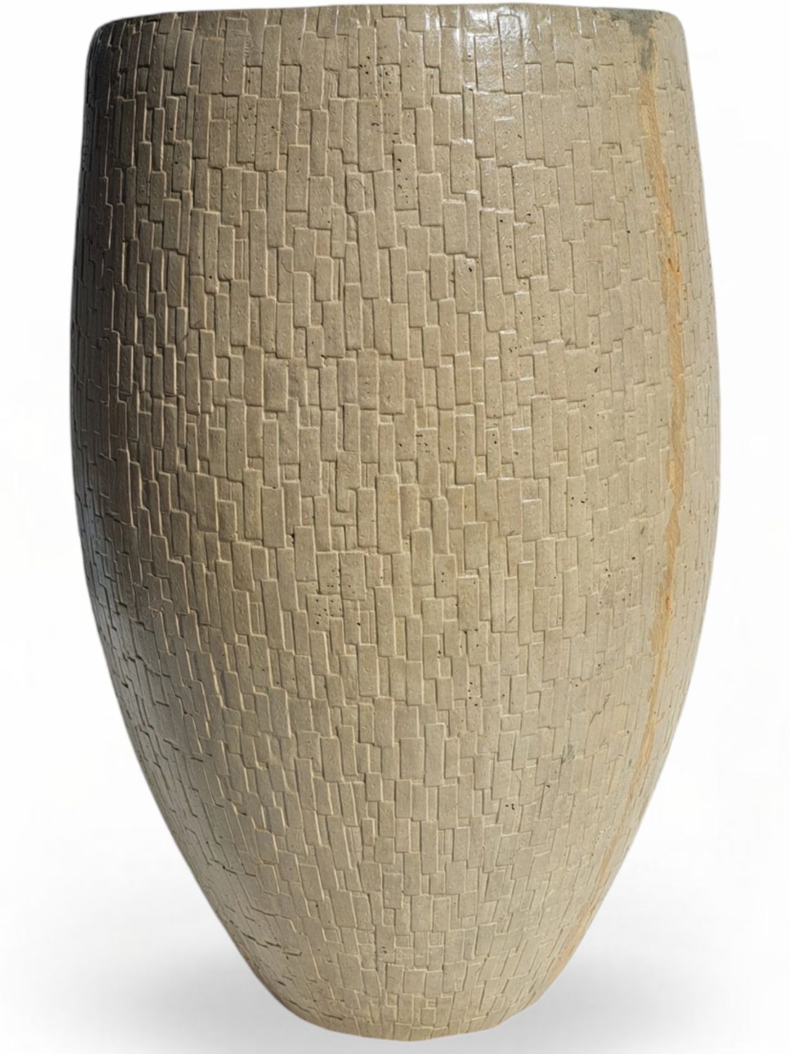 Demeter Vase Large Whitewash Finish - H620mm x W340mm - 16kg