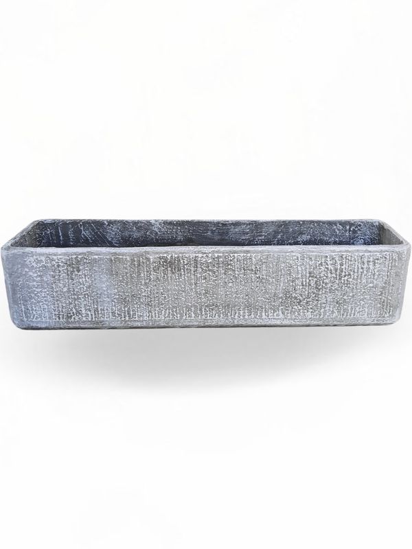 Flower Box Large Whitewash Finish - L900mm x W200mm - 22kg