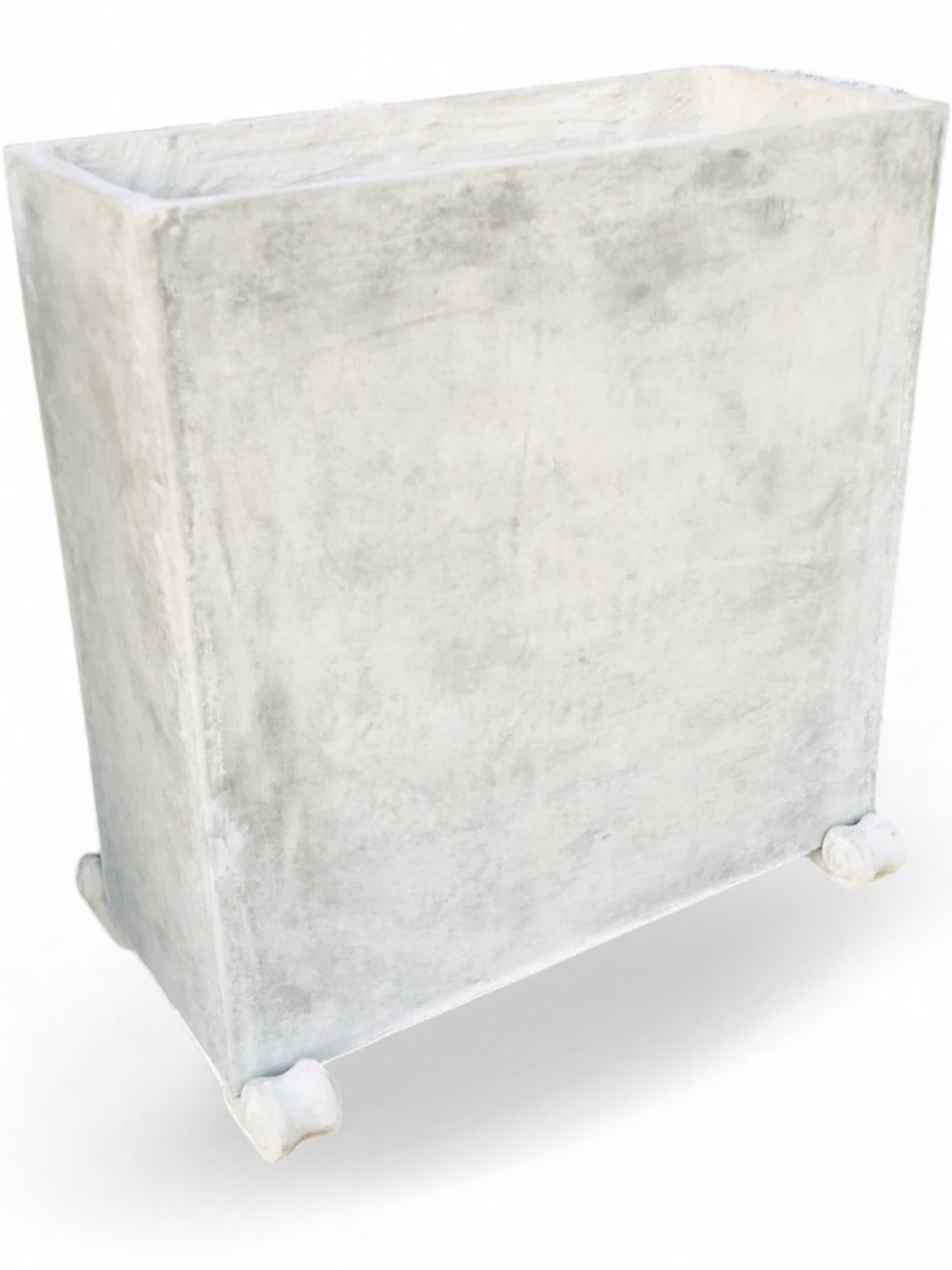 Ondela Rectangular XL Pot Raw Cement Concrete - L1000mm x H1000mm x W405mm - 123kg
