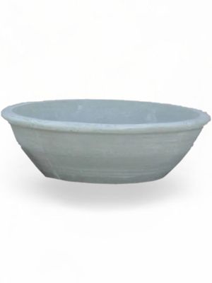 Round Bowl Whitewash Finish - H230mm - 21kg