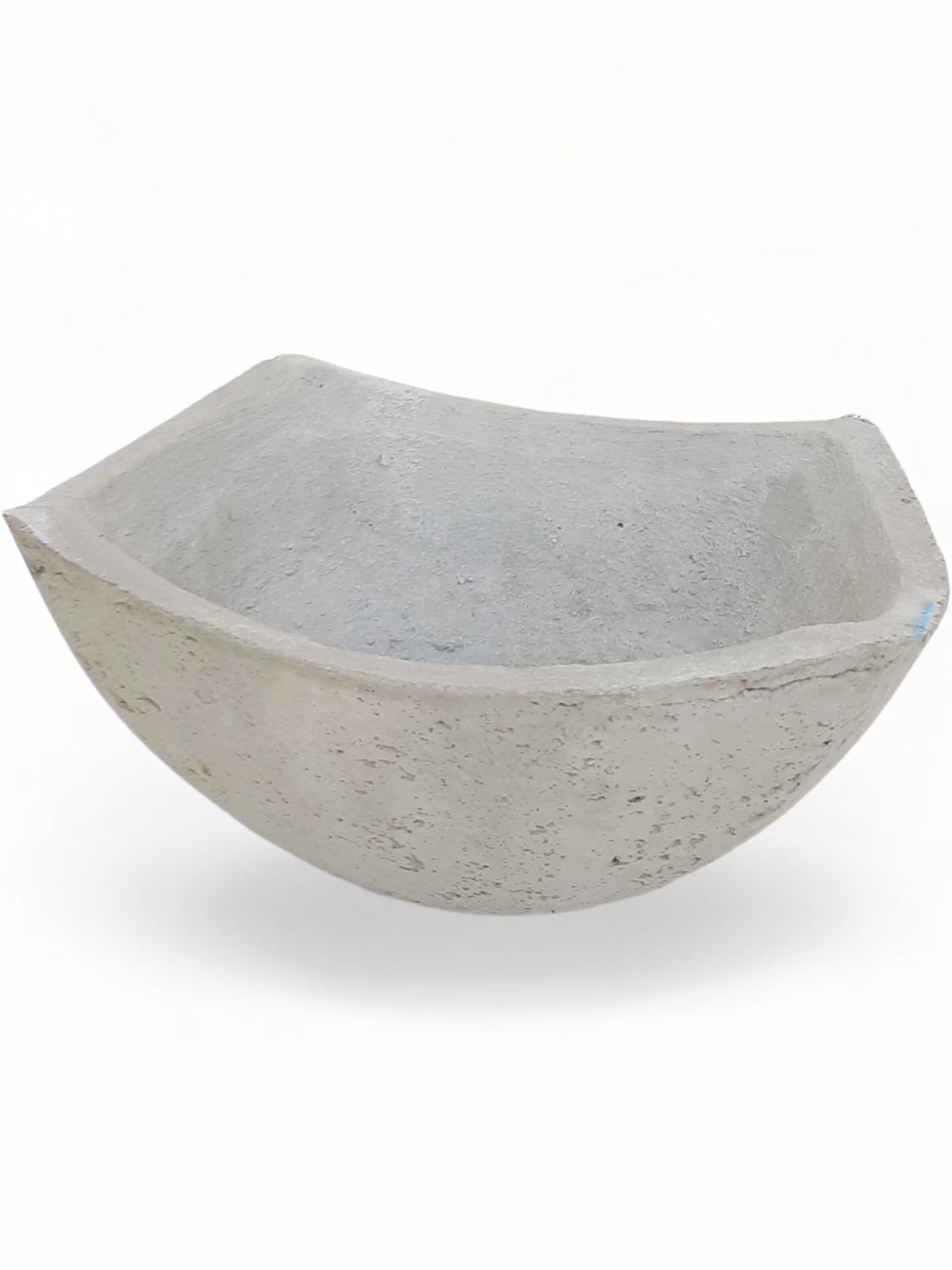 Ekono Lily Bowl Cement Finish - H100mm x W265mm