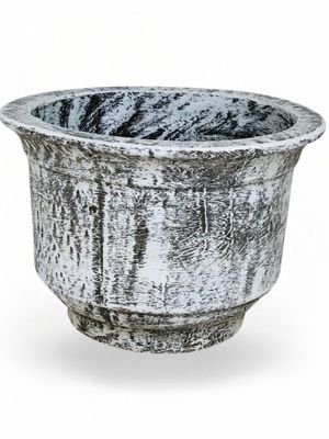 Crown Cactus and Succulent Bowl Whitewash Finish - H200mm x W290mm - 4kg