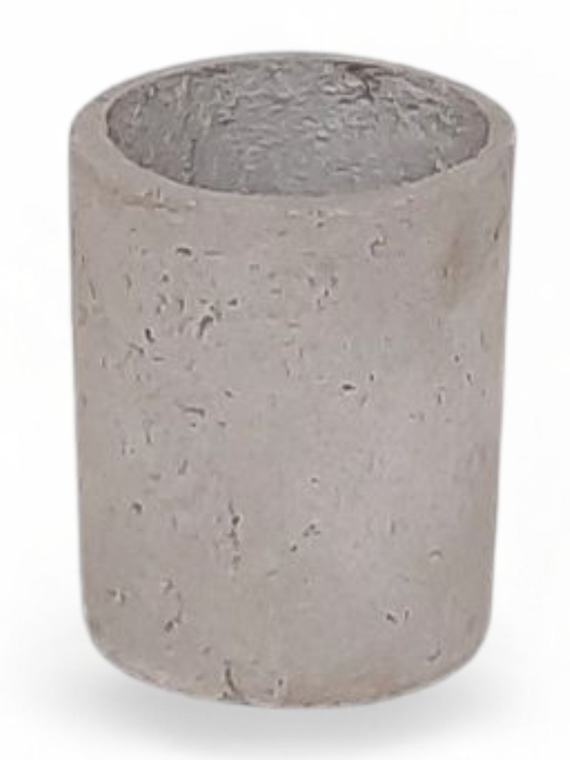 Round Plain Mini Planter Cement Finish - H115mm x W95mm - 0.5kg