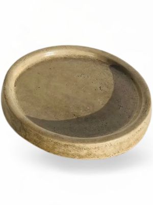 Drip Tray Small Round Cement Seal Finish - W320mm - 4kg