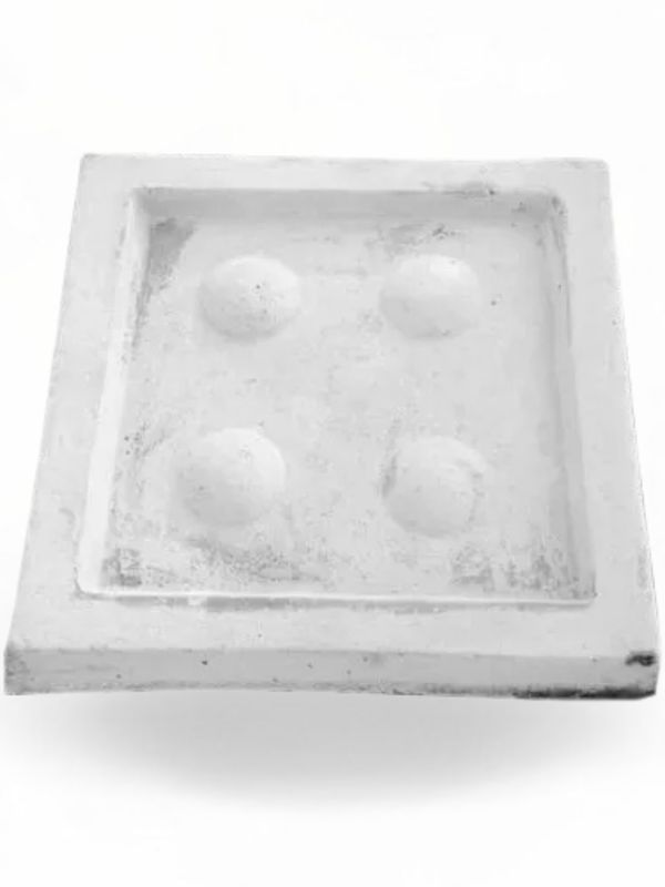 Drip Tray X-Large Square Whitewash Finish - W600mm x L600mm - 33kg