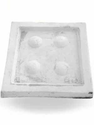 Drip Tray X-Large Square Whitewash Finish - W600mm x L600mm - 33kg