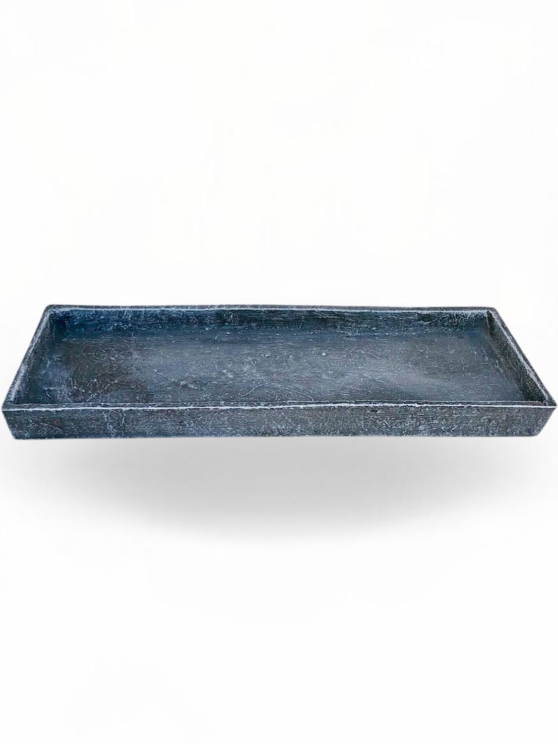 Drip Tray Rectangular Whitewash Finish - W250mm x L520mm - 5kg