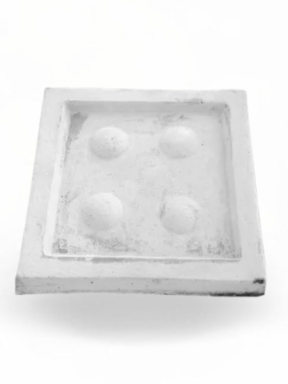 Drip Tray Medium Square Whitewash Finish - W440mm x L440mm - 17kg