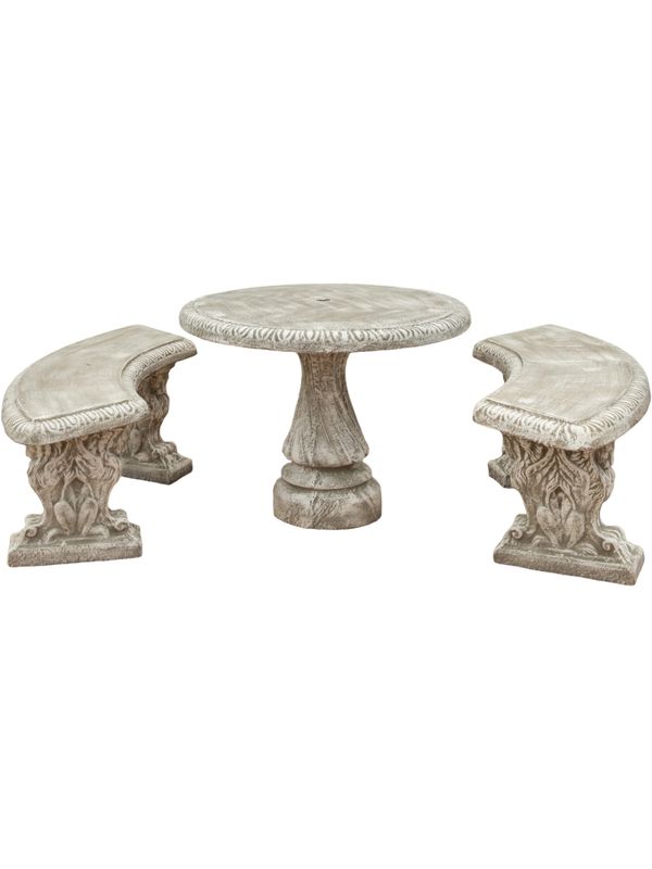 Corinth Table Set  - 8 piece - W1000mm - 478kg
