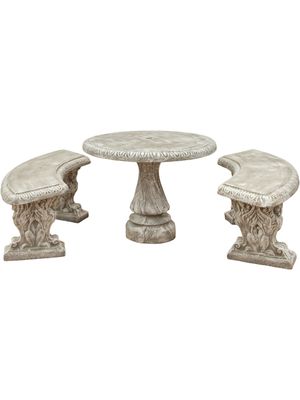 Corinth Table Set  - 8 piece - W1000mm - 478kg