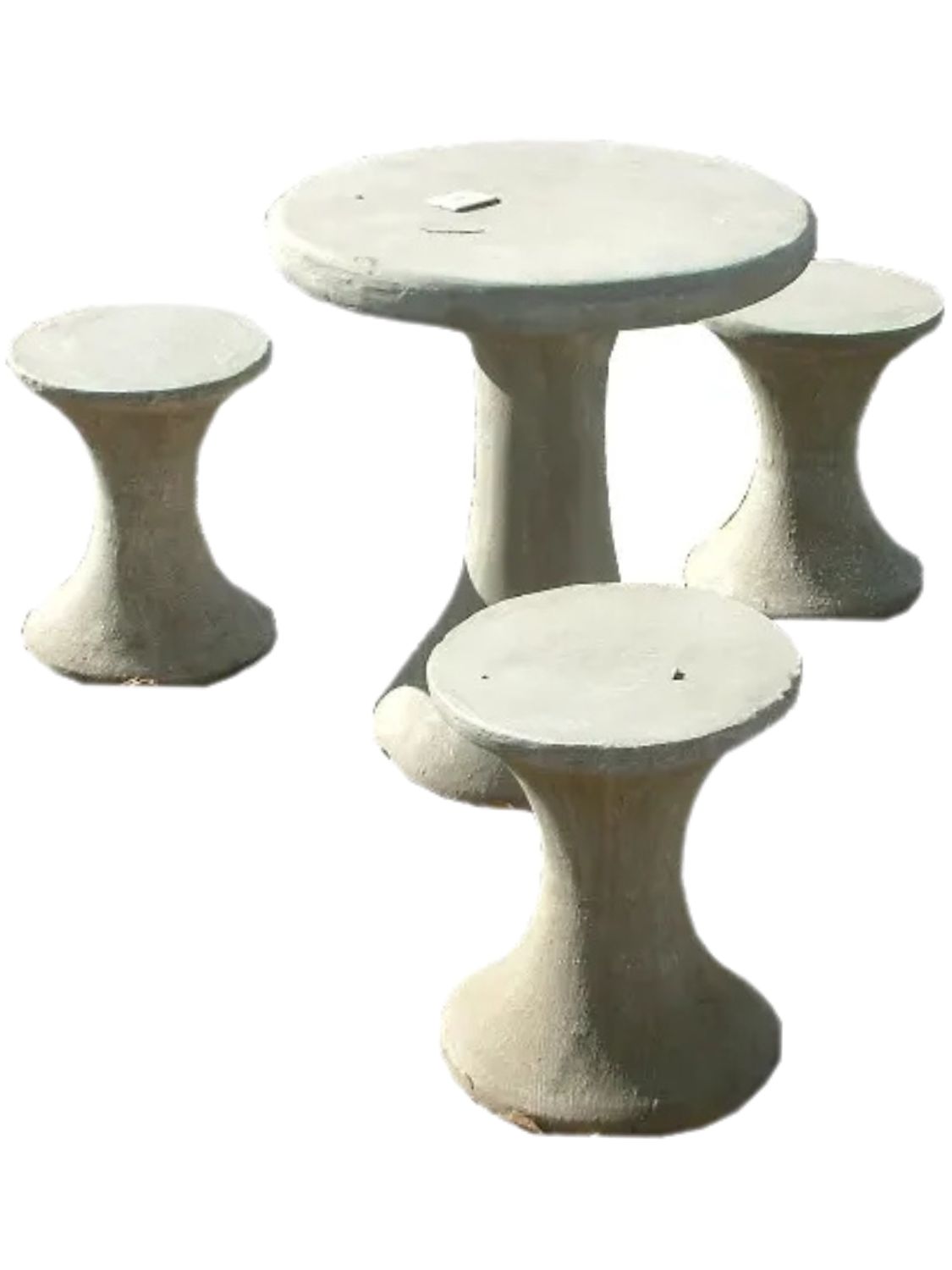 Kiddies Mushroom Set - 4 Piece - Table H670mm x W600mm - 210kg