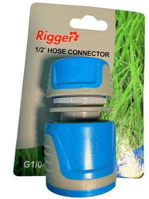 Garden Hose Connector 1/2 Softgrip &quot;Rigger&quot;