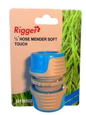 Garden Hose Mender 1/2-ABS Softgrip &quot;Riger&quot;
