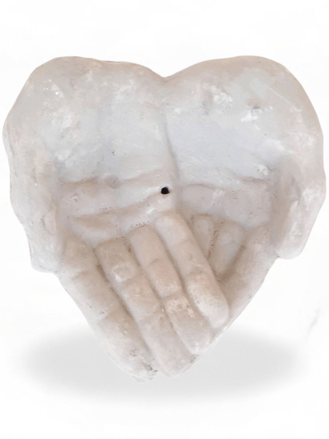 Open Two Hands Cement Finish - H150mm x W270mm