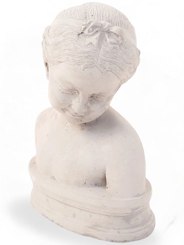 Natalie Bust Cement Finish - H250mm x W180mm