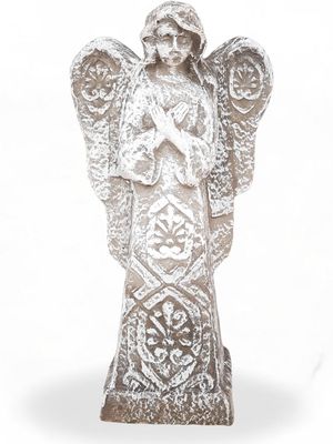 Guardian Angel Whitewash Finish - H560mm