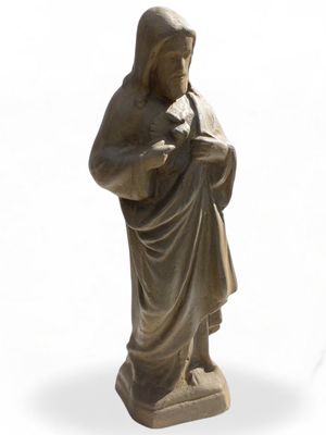 Jesus Antique Amber Finish - H800mm - 41kg