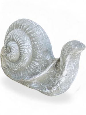 Snail Large Whitewash Finish - L400mm x H200mm - 13kg