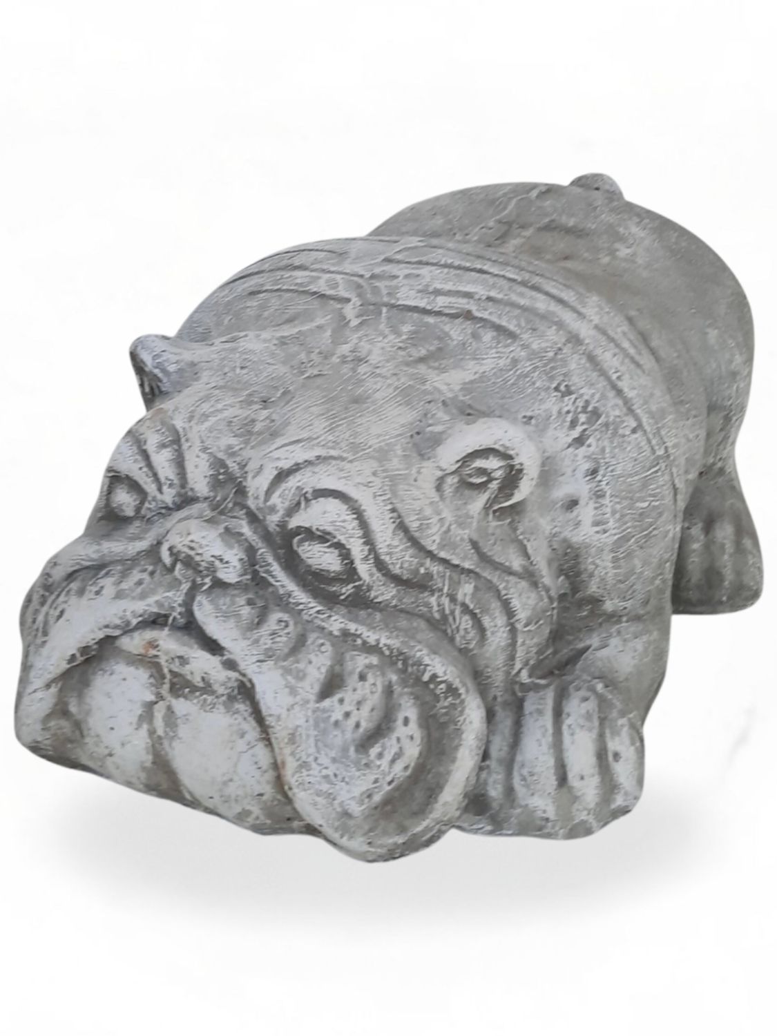 Sleepy Bulldog Whitewash Finish - H130mm x L400mm - 7kg