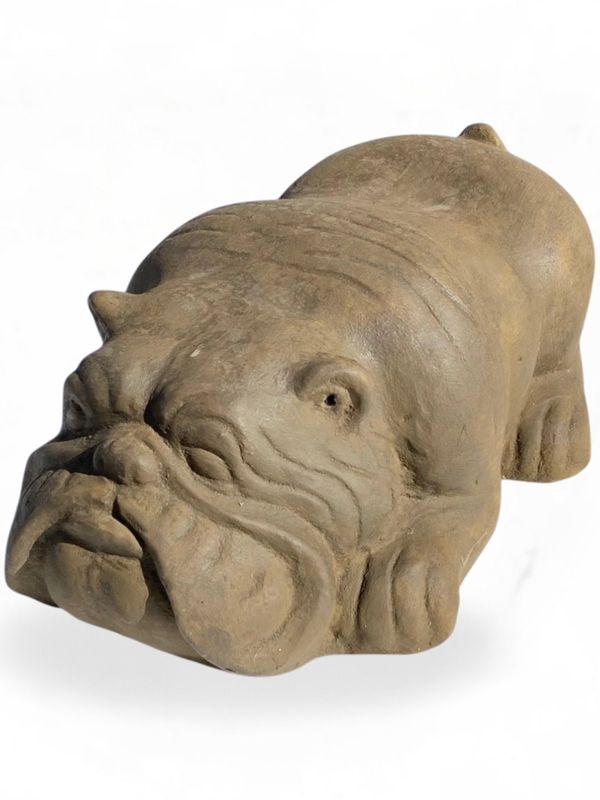Sleepy Bulldog Antique Amber Finish - H130mm x L400mm - 7kg