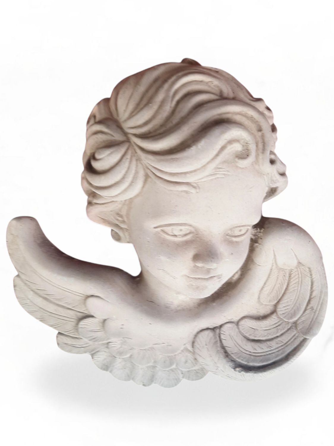 Angel Face Wall Plaque (Left) - W220mm x H200mm