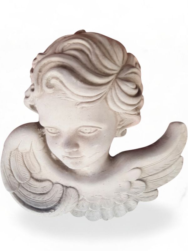 Angel Face Wall Plaque (Right) - W220mm x H200mm