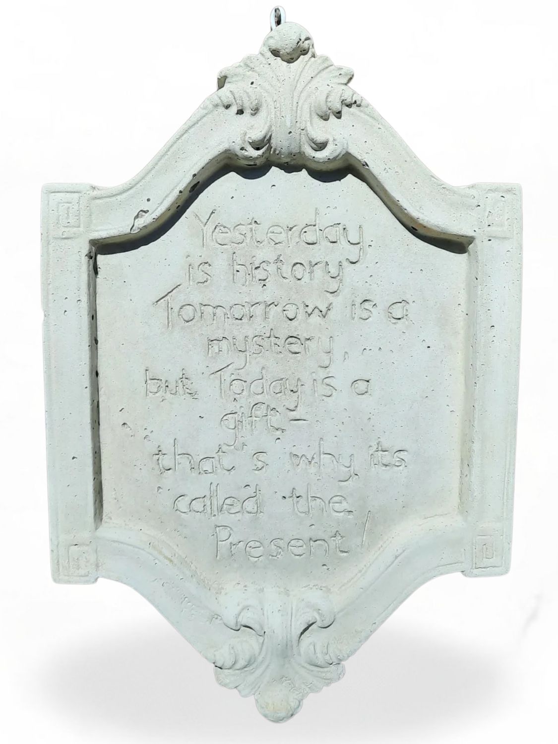 Yesterday Wall Plaque - H360mm x W240mm