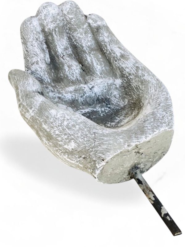 Hand Wall Mount Whitewash Finish L275mm x W200mm - 4kg